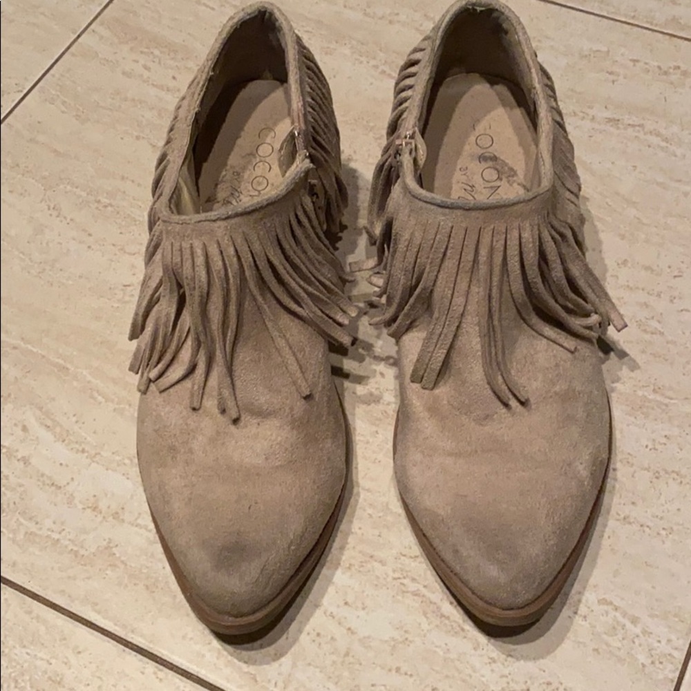 Shoes Ankle Boots with fringe